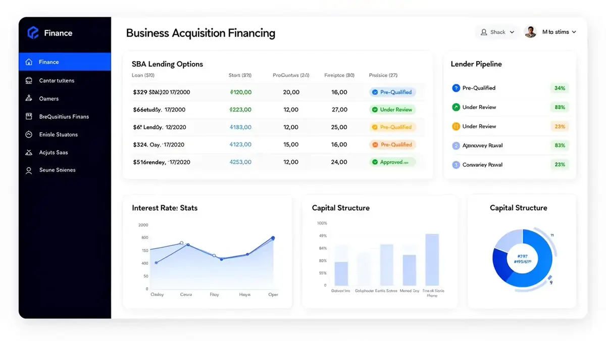 ClearlyAcquired Finance Dashboard